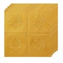 Itseliimautuva seinätapetti 70 cm x 70 cm 5 kpl 6
