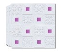 Itseliimautuva seinätapetti 70 cm x 70 cm 5 kpl 10