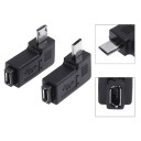 Ívelt Micro USB adapter 2 db 2