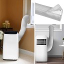 Izolační ochranný kryt hadice klimatizace 150 x 53,3 cm Šedý omyvatelný návlek pro hadice 12,7–15 cm Snížení tepla Úspora energie 3