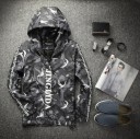 Jachetă de primăvară pentru bărbați cu design de camuflaj J751 7