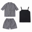 Jacke, Tanktop und Shorts für Mädchen 6