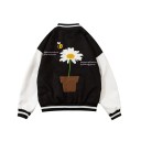 Jakke med blomst F1063 2