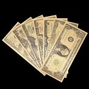 Jäljitelmädollarin seteleitä 7 kpl 6