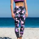 Jambiere fitness damă cu model militar J1091 1