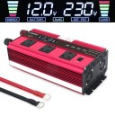 Jännitteenmuunnin siniaaltoinvertteri 12V - 230V 4