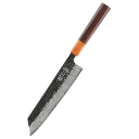 Japán Kiritsuke szakácskés 36,5 cm VG10 damaszkuszi acélból készült, kézzel kovácsolt professzionális hús- és zöldségkés, éles konyhai bárd 2