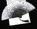Japanese Fan with Floral Motif 9