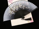 Japanese Fan with Floral Motif 17