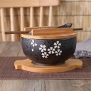 Japanilainen keittokulho aterimineen 1