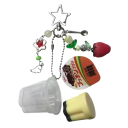 Japanse sleutelhanger Gele Eiercake Decoratieve sleutelhanger Kawaii tasaccessoire Origineel cadeau 2