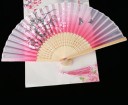 Japansk vifte med blomstermotiv 37
