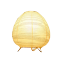 Japońska lampa biurkowa LED 21 x 23 cm, kreatywna latarnia, dekoracja artystyczna, żarówka E14, stylowe oświetlenie do wnętrz, 90-260V 1