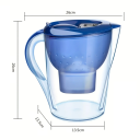 Jarro filtrante de água de 3,5 litros com visor de duração do filtro Jarro moderno com filtro para água da torneira Filtração de água doméstica 2