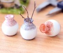 Jarrones decorativos en miniatura 3 uds. 3