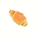 Játék kutyáknak jutalomfalatokhoz 13 x 7,5 cm Flízes croissant Interaktív játék a jutalmak elrejtésére 4