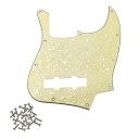 JB Four-String Bass Guitar Cover for American Standard FD Jazz Bass Pearl Finish Scratch Protection Panel 4