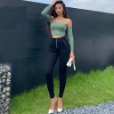 Jeans da donna a vita alta 1