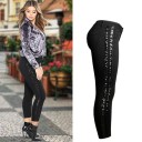 Jeans da donna con striscia di paillettes 1