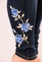 Jeans de mujer con diseño de flores 5