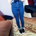 Jeans de mujer de talle alto J1699 4