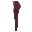 Jeans élastiques pour femmes bordeaux 2