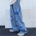 Jeans med sommerfugle 3
