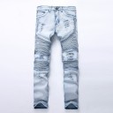 Jeans modernes pour hommes - Bleus 1