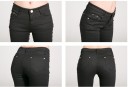 Jeans para mulher estilizados jeans - Pretos 2