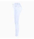 Jeans pour femmes avec des déchirures - Blancs 1