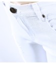 Jeans pour femmes avec des déchirures - Blancs 5