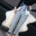Jeans pour femmes avec poches à l'envers 2