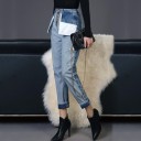 Jeans pour femmes avec poches à l'envers 3