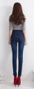 Jeans pour femmes taille haute J1699 4