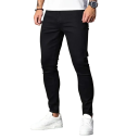 Jeans pour hommes, coupe slim, pantalon en denim skinny, coupe étroite, jeans décontractés pour hommes, mode, style quotidien, jeans 1