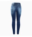Jeans stretch pour femmes - Bleu foncé 2