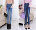 Jeans stylés pour femmes avec lacets J1162 2