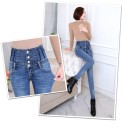 Jeans stylés pour femmes avec lacets J1162 3