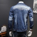 Jeansjacka för män F1106 1