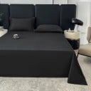 Jednofarebné prestieradlo bez gumy 120 x 230 cm Hladký povrch pre každodenné použitie Študentské bývanie 5