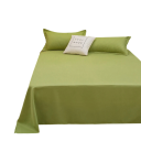 Jednofarebné prestieradlo bez gumy 150 x 230 cm Hladký povrch pre každodenné použitie Študentské bývanie 10