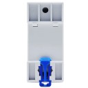 Jednofázový elektroměr na DIN lištu 79 x 36 x 43 cm LCD digitální měřič spotřeby energie KWh 220 V 60 A 50 Hz wattmetr 5