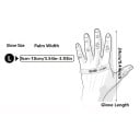 Jednorázové nitrilové rukavice 50 ks velikost L šířka dlaně 9–10 cm délka cca 24 cm světle růžové pro úklid kuchyň hygienu koupelnu 3