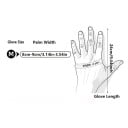 Jednorázové nitrilové rukavice 50 ks velikost M šířka dlaně 8–9 cm délka cca 24 cm světle růžové pro úklid kuchyň hygienu koupelnu 3