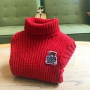 Jersey de cuello alto infantil con osito 8