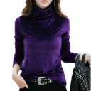 Jersey de cuello alto para mujer A2121 5