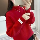 Jersey de cuello alto para mujer A2973 1