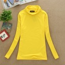 Jersey de cuello alto para mujer en varios colores. 9