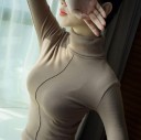 Jersey de cuello alto para mujer G215 8