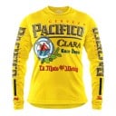 Jersey de motocross de manga larga con un diseño destacado de un salvavidas y ancla en el pecho y escritos en las mangas para conducción 1